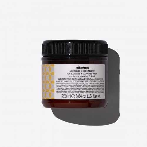 Davines Alchemic Conditioner For Naturals And Colored Hair Dažantis kondicionierius auksiniams atspalviams, 250ml