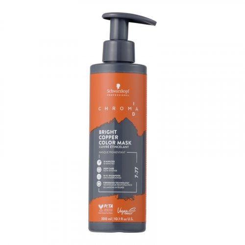Schwarzkopf Professional Chroma ID Bonding Color Mask Dažanti plaukų kaukė, Copper 7-77
