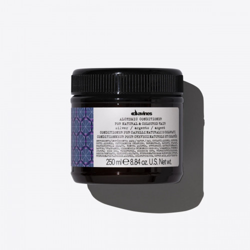 Davines Alchemic Silver Conditioner Dažantis plaukų kondicionierius sidabro spalvos, 250ml