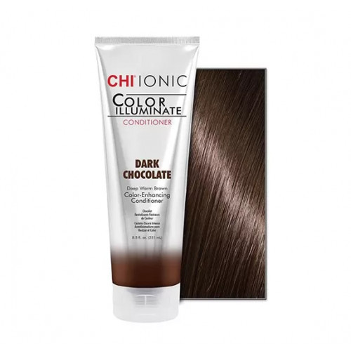CHI Color Illuminate Hair Conditioner Dažomasis kondicionierius, Dark Chocolate