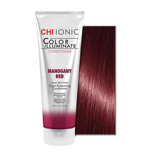 CHI Color Illuminate Hair Conditioner Dažomasis kondicionierius, Mahogany Red