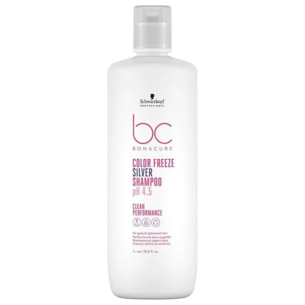 Šampūnas šviesiems plaukams Schwarzkopf Bonacure Clean Performance Color Freeze Silver 1000ml