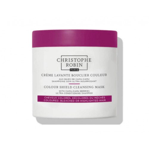Christophe Robin Shield Cleansing Mask Valomoji kaukė dažytiems plaukams, 250ml