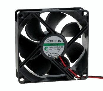 Ventiliatorius 80x80x25mm 12VDC 0.48W 40.2m³/h 20.4dBA vapo SUNON RoHS