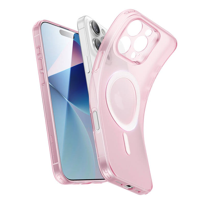 "Zero Clear Case (HaloLock) ESR" dėklas "iPhone 16 Pro Max" (rožinis)