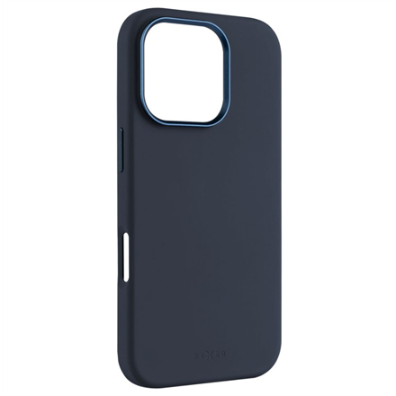 Fixed MagFlow | Back cover | Apple | iPhone 16 Pro | Liquid silicon | Blue|FIXFLM2-1402-BL