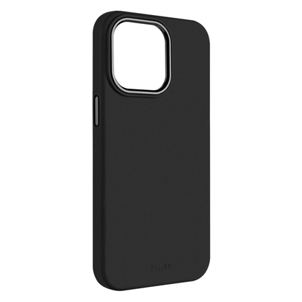 Fixed | MagFlow | Back cover | Apple | iPhone 15 Pro | Liquid silicon | Black|FIXFLM2-1202-BK