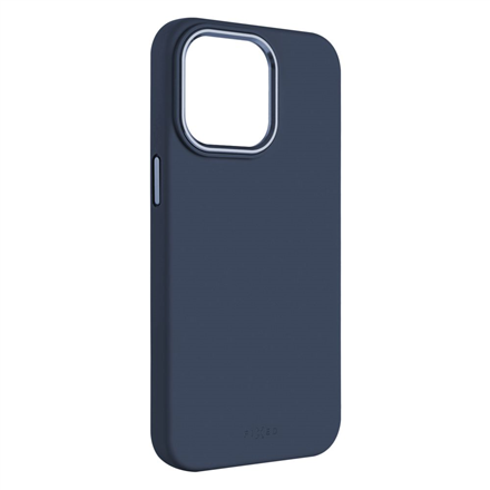 Fixed | MagFlow | Back cover | Apple | iPhone 15 Pro | Liquid silicon | Blue|FIXFLM2-1202-BL