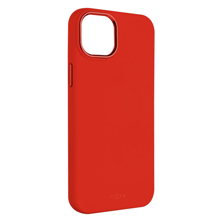 Fixed | MagFlow | Back cover | Apple | iPhone 15 Plus | Liquid silicon | Red|FIXFLM2-1201-RD