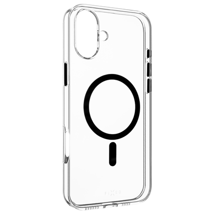 Fixed | MagPurity | Back Cover | Apple | iPhone 16 Plus | TPU | Clear, Black|FIXPURM-1401-BK