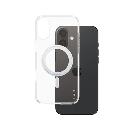 CARE by PanzerGlass Case Feature Silver Kickstand & MagSafe iPhone 16 Plus | CARE|1327