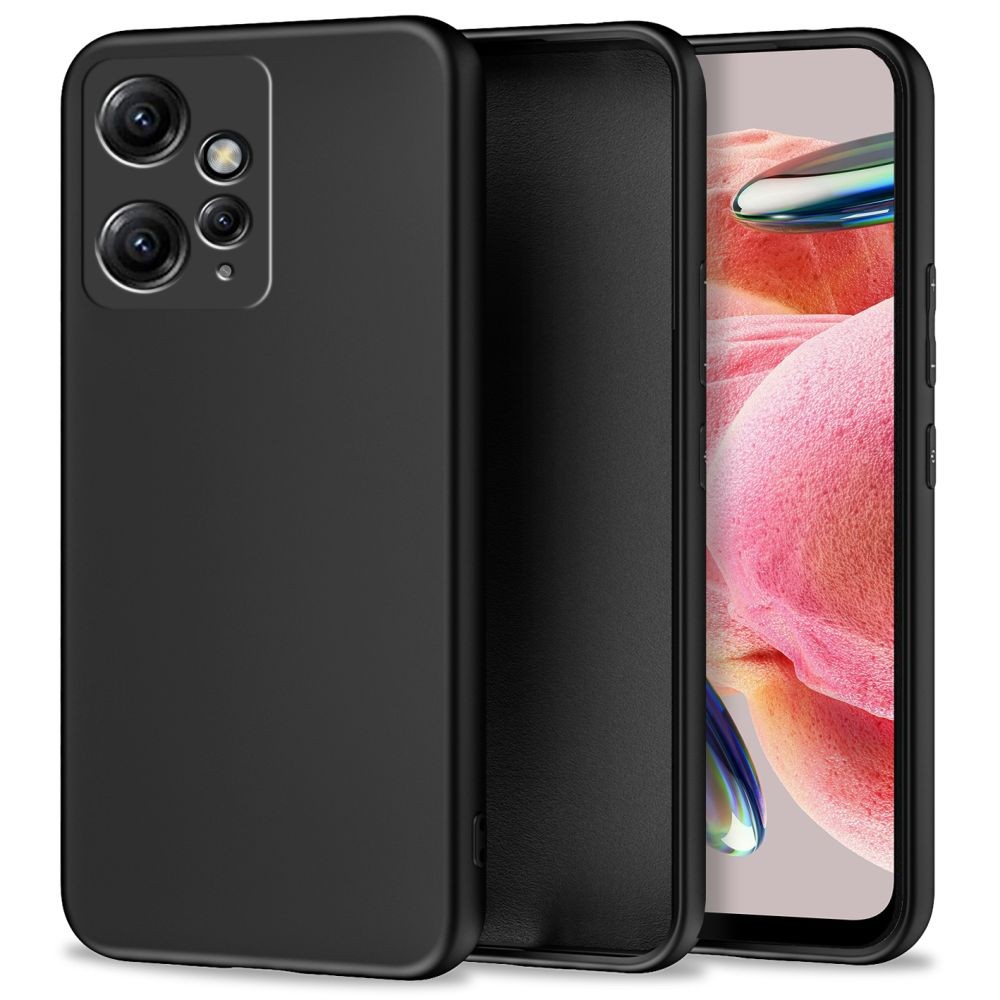 Juodas dėklas "Tech-Protect Icon" telefonui Xiaomi Redmi Note 12 4G / LTE