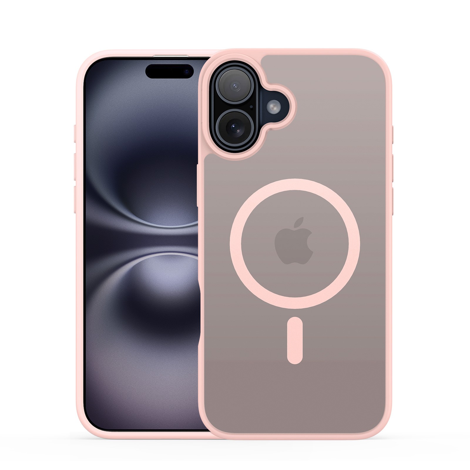 Dėklas Dux Ducis Yind Apple iPhone 16 rožinis