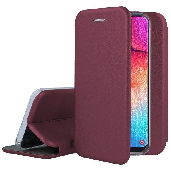 Dėklas Book Elegance Samsung G980 S20 bordo