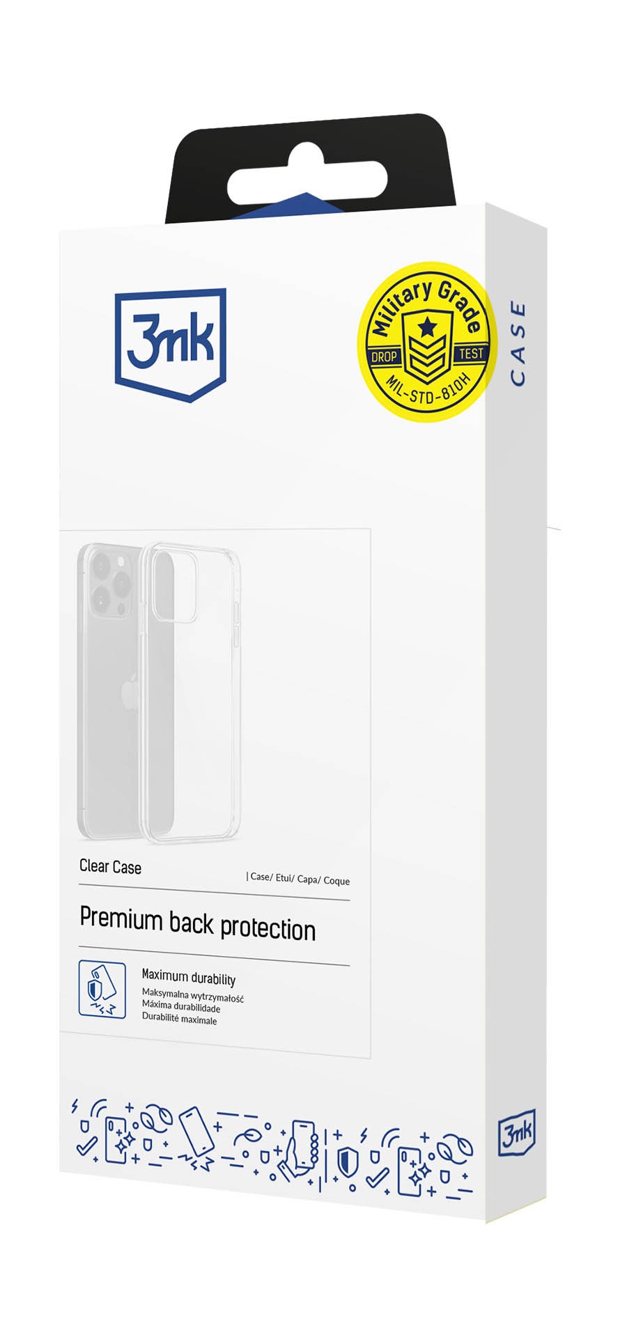 Dėklas 3mk Clear Case 1,2mm Xiaomi Redmi Note 14 Pro 5G/Poco X7