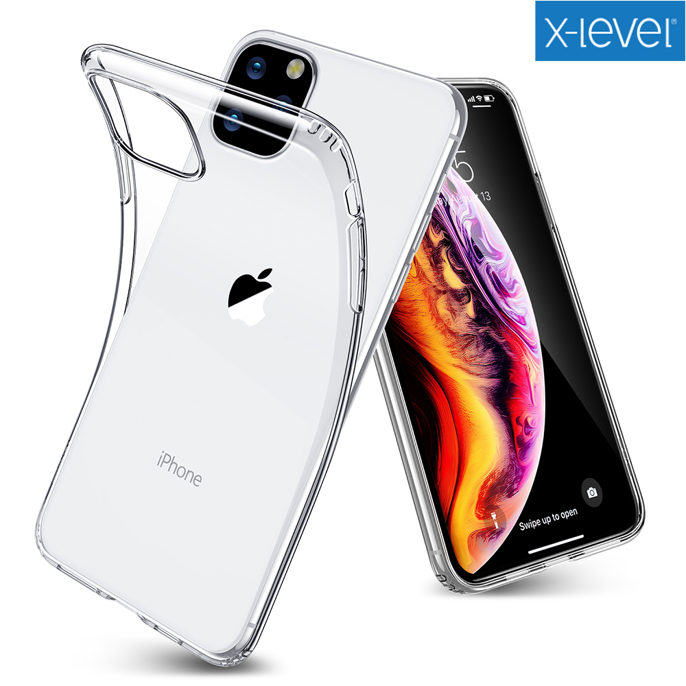 Dėklas X-Level Antislip/O2 Apple iPhone 11 Pro Max skaidrus