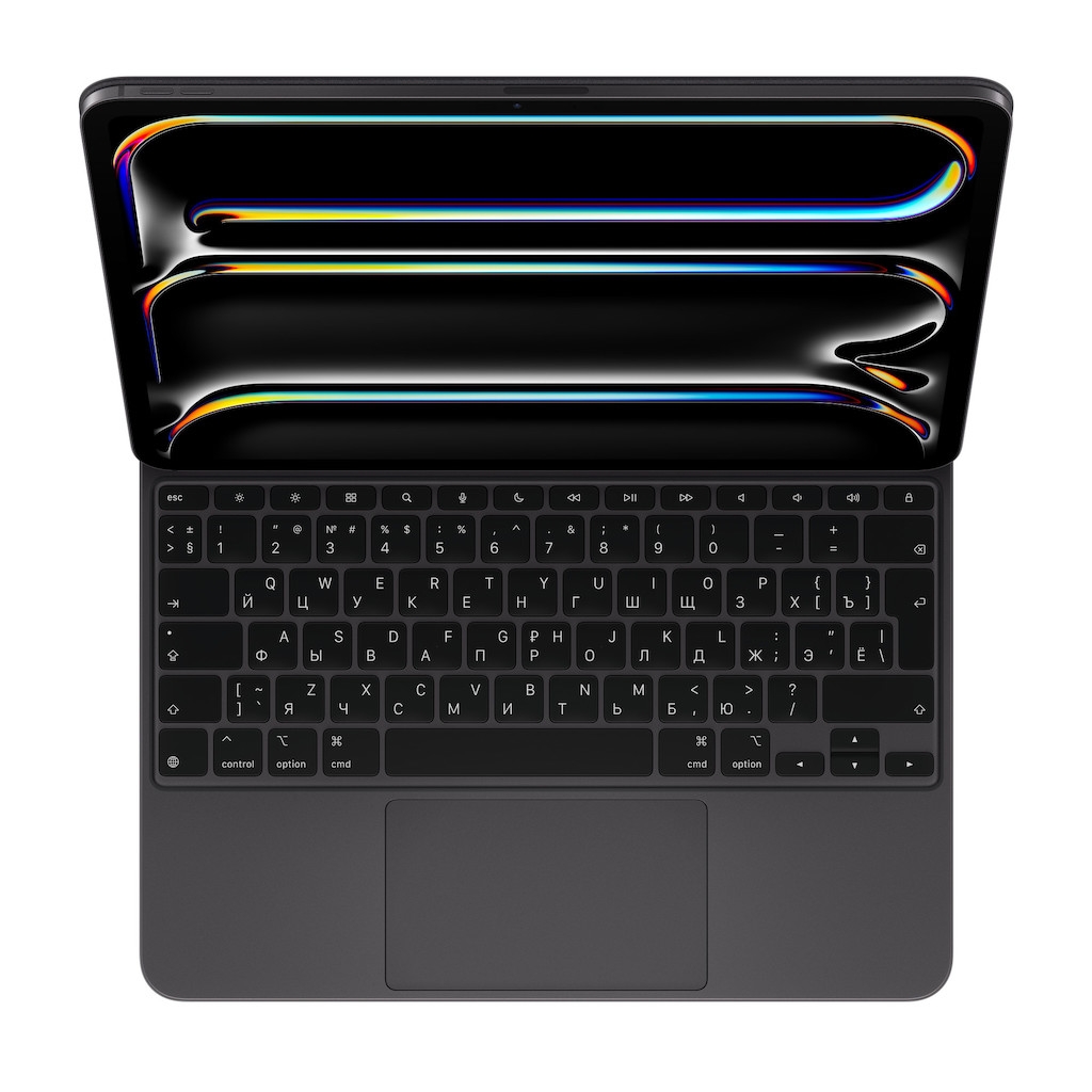 Apple Magic Keyboard iPad Pro 13" M4 dėklas-klaviatūra su Trackpad - Black (RUS) - MWR53RS/A