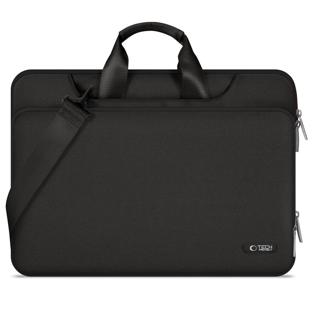 Tech-Protect Pocket Bag dėklas MacBook 13" / 14" - juodas - 380350