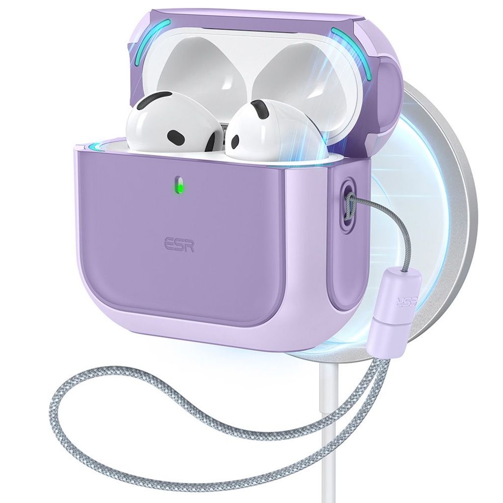 ESR Orbit HaloLock Apple AirPods 4 case - Purple - 28883