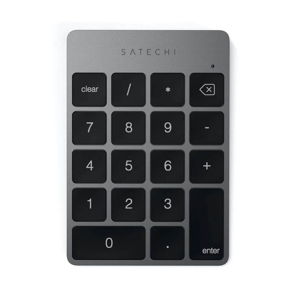 Satechi įkraunama Bluetooth skaičių klaviatūra - Space Gray - ST-SALKPM