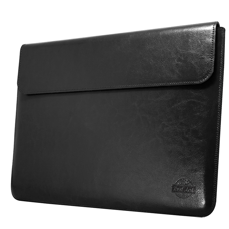 Rankų darbo odinis dėklas MacBook Pro 16 - juodas - 0303-PRO16