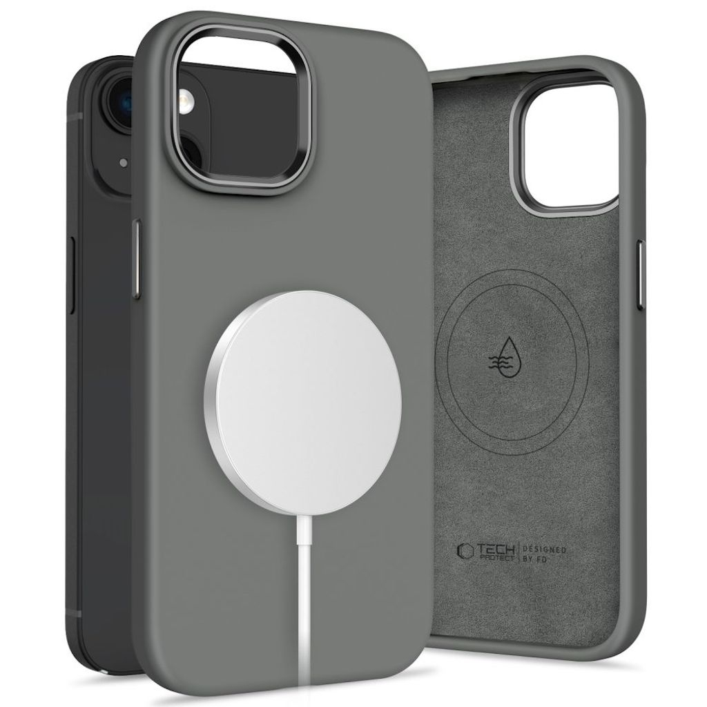 Tech-Protect Silicone Pure MagSafe iPhone 15 case - Clay - 321919