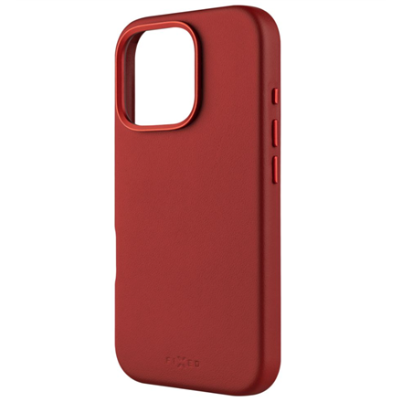 Fixed MagLeather | Back cover | Apple | iPhone 16 Pro | Leather | Red|FIXLM-1402-RD