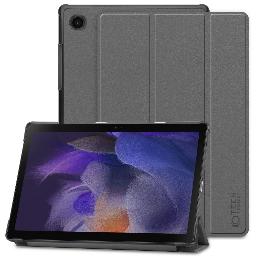 Dėklas Tech-Protect SmartCase Samsung X200/X205 Tab A8 10.5 2021 pilkas