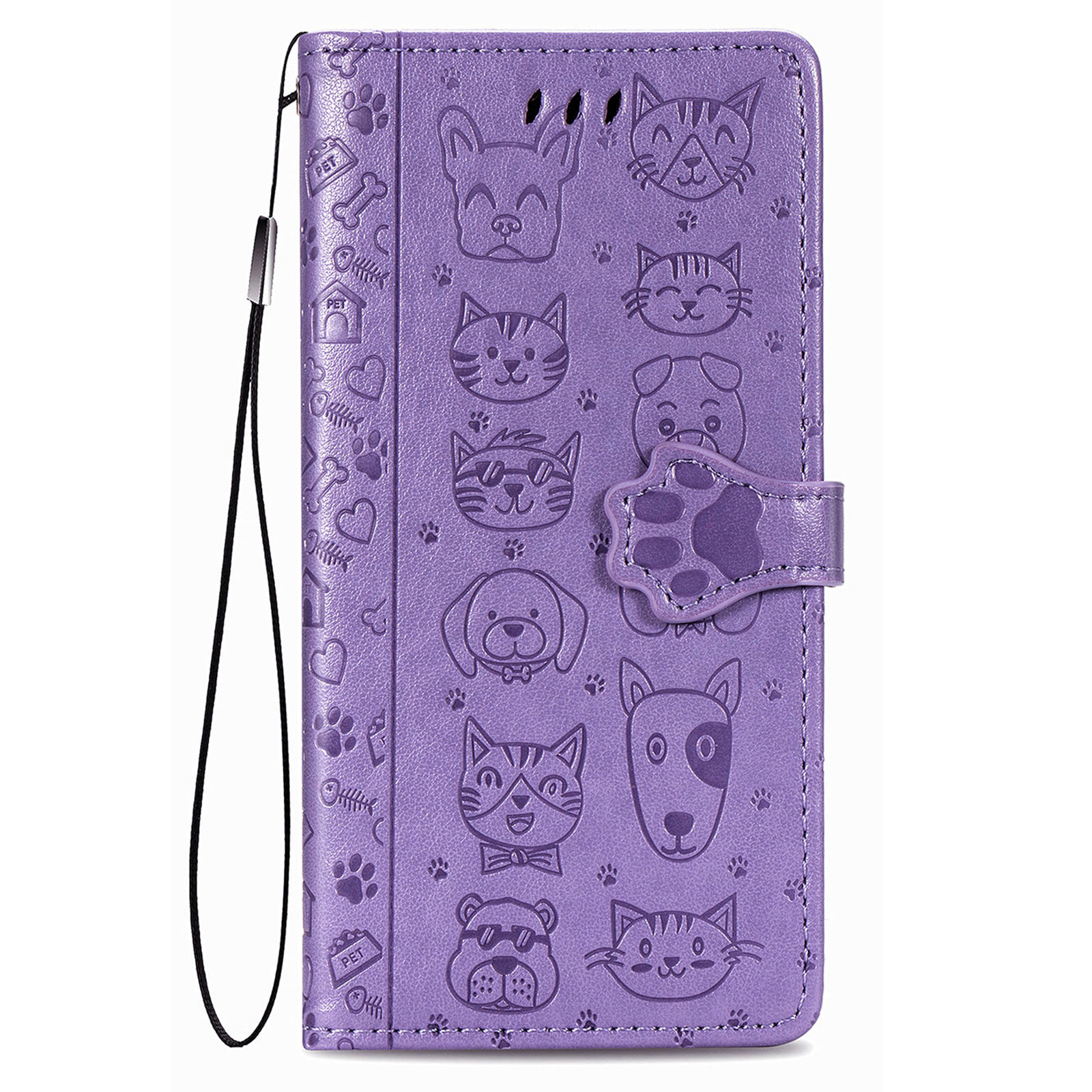 Dėklas Cat-Dog Samsung A025 A02s violetinis