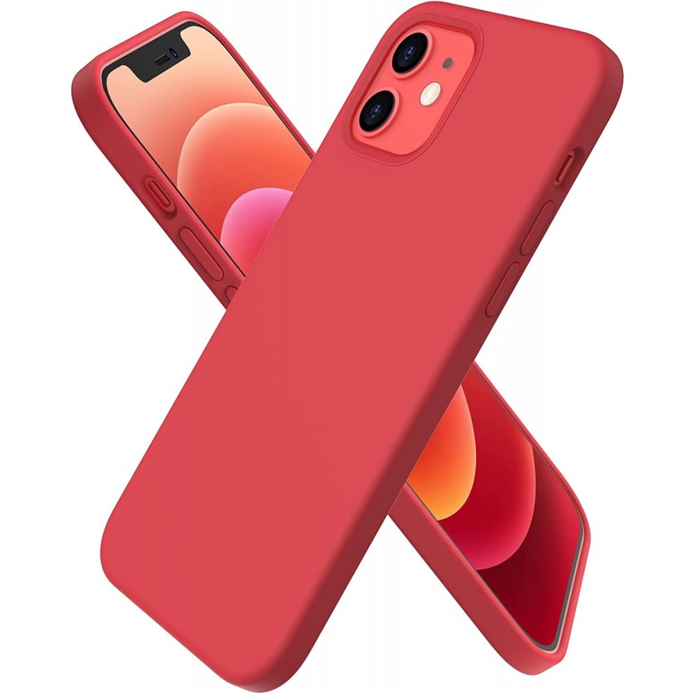 Raudonas dėklas "Liquid Silicone 1.5mm" telefonui Samsung Galaxy A72