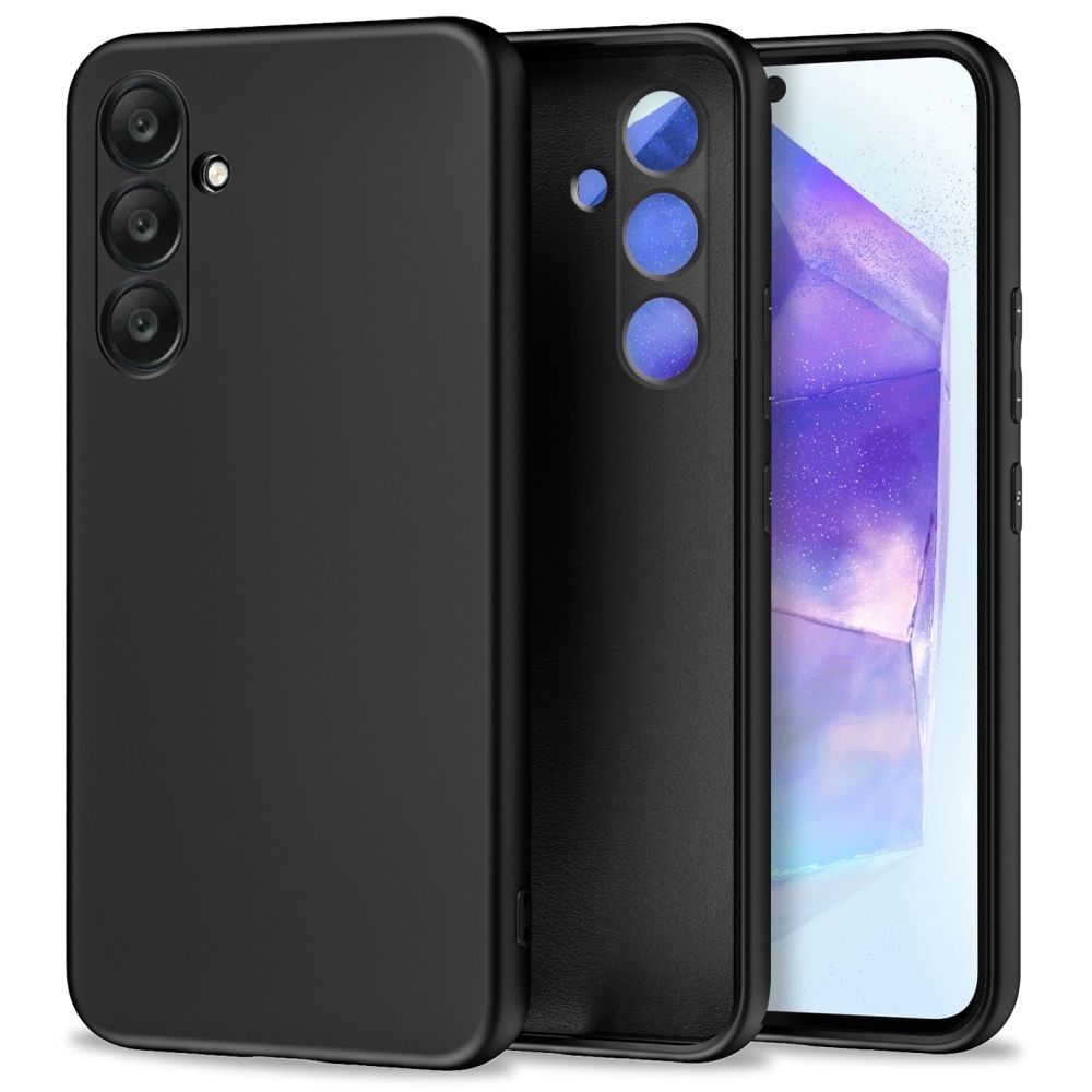 Juodas dėklas "Tech-Protect Icon" telefonui Samsung Galaxy A55 5G