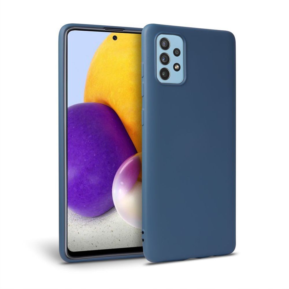 Mėlynas silikoninis dėklas telefonui Samsung S20 FE / S20 Lite / S20 FE 5G