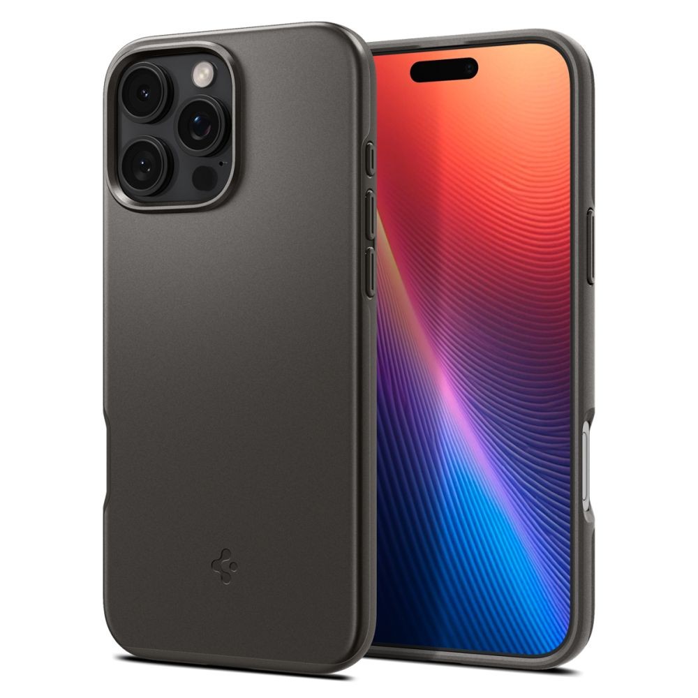 Metalo spalvos dėklas "Spigen Thin Fit Mag Magsafe" telefonui Apple iPhone 16 Pro Max