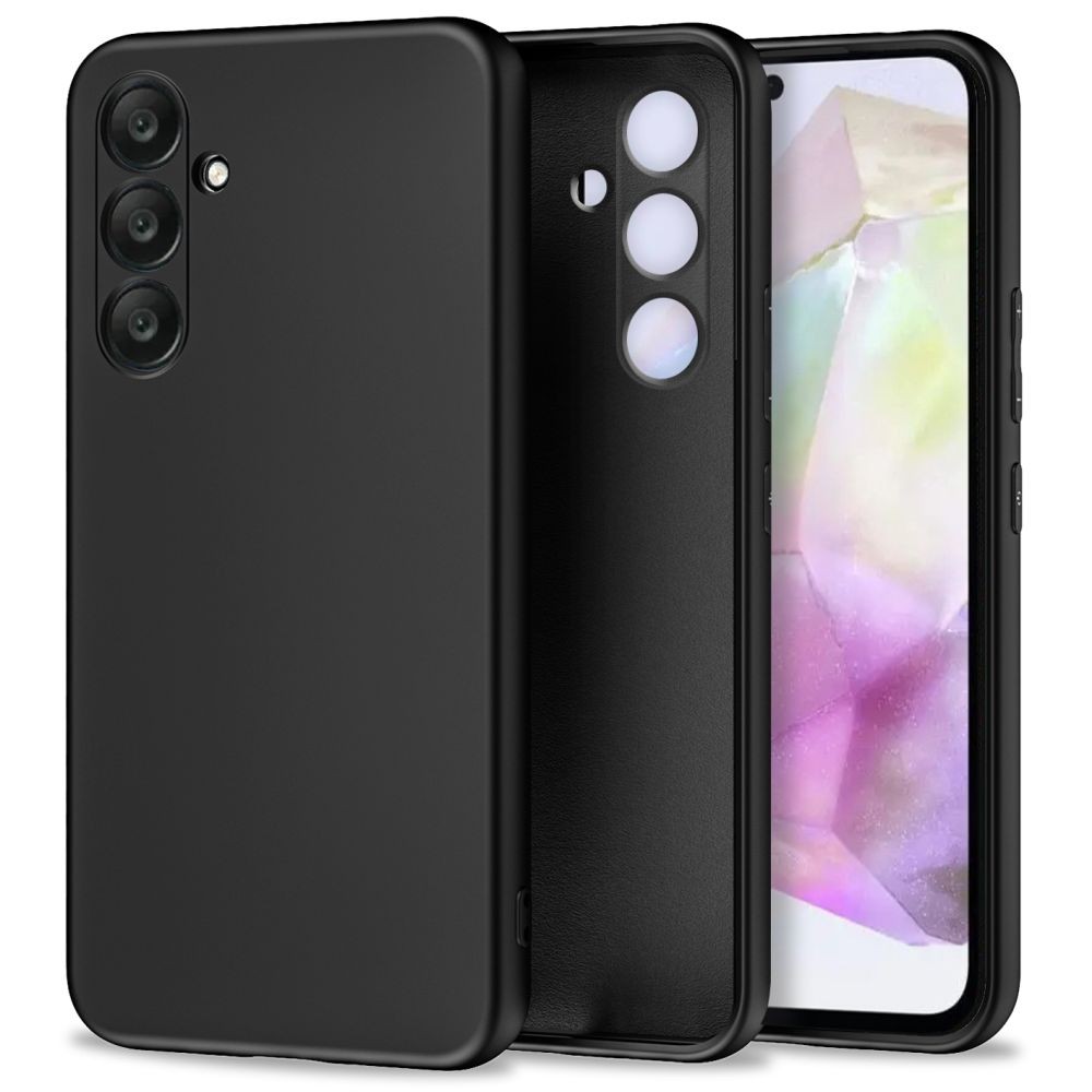 Juodas dėklas "Tech-Protect Icon" telefonui Samsung Galaxy A35 5G