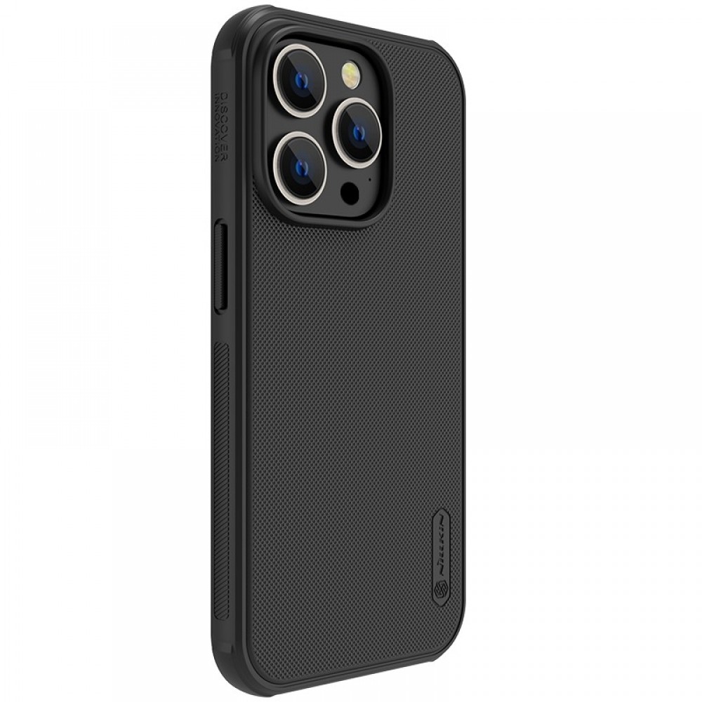 Juodas dėklas "Nillkin Super Frosted Shield Pro" telefonui Samsung Galaxy S22 Plus 5G