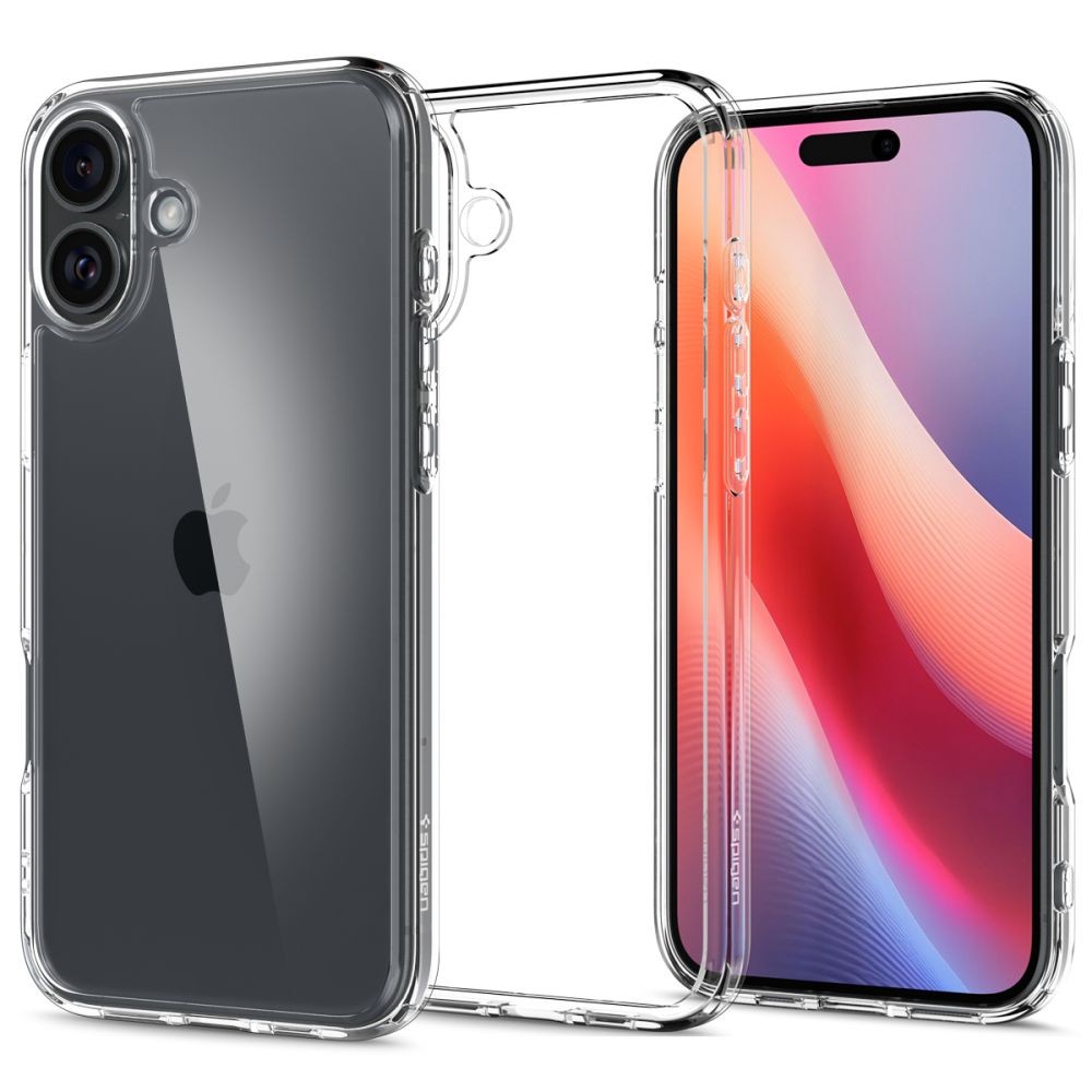 Itin tvirtas skaidrus dėklas "Spigen Ultra Hybrid" telefonui Apple iPhone 16