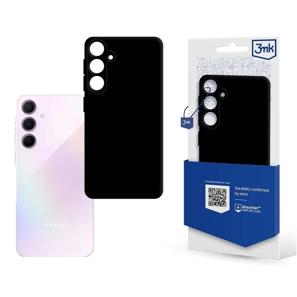 Juodas dėklas "3mk Matt Case" telefonui Samsung Galaxy A35 5G