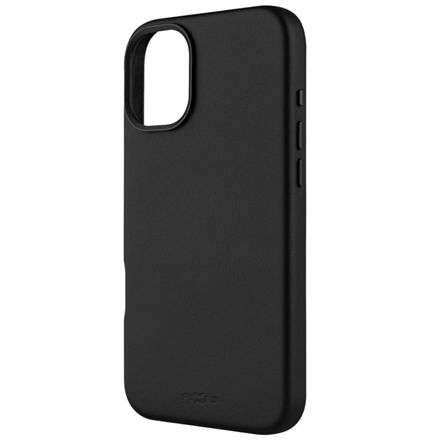 Fixed MagLeather | Back cover | Apple | iPhone 16 Plus | Leather | Black|FIXLM-1401-BK