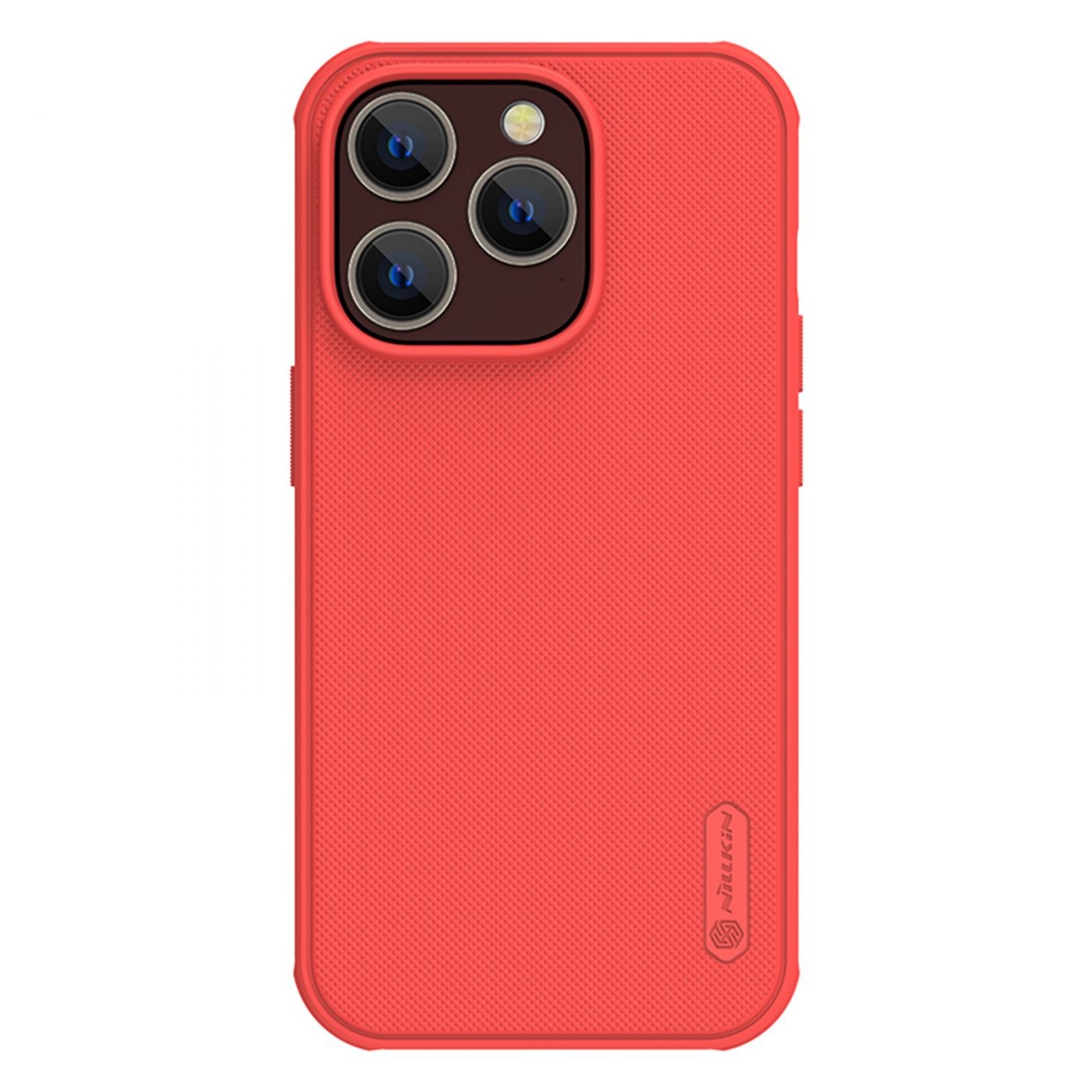 Dėklas Nillkin Super Frosted Shield Samsung A145 A14 4G raudonas