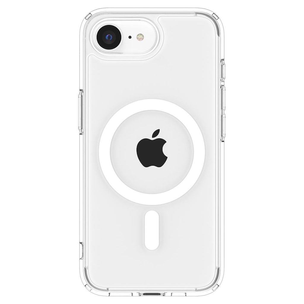 Spigen iPhone 16e case with MagSafe - Clear White - ACS09139