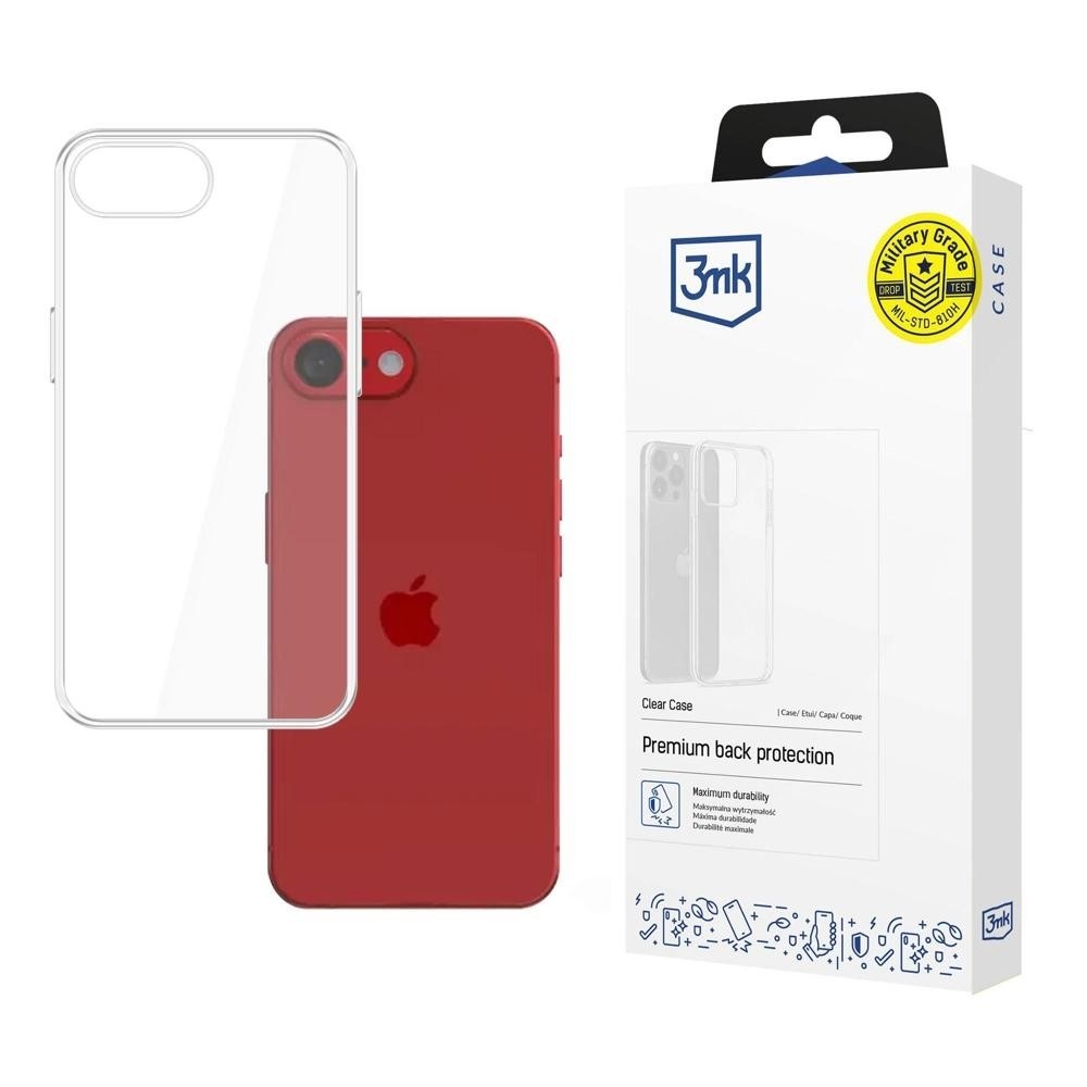 Skaidrus dėklas "3MK Clear Case 1,2mm" telefonui Apple iPhone 16E