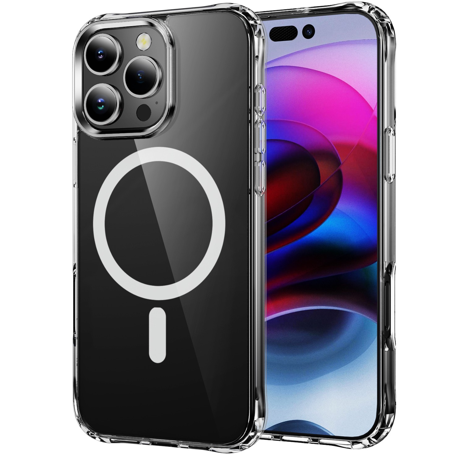 Dėklas Perfectionists Clear Mag Case Apple iPhone 16 Pro skaidrus