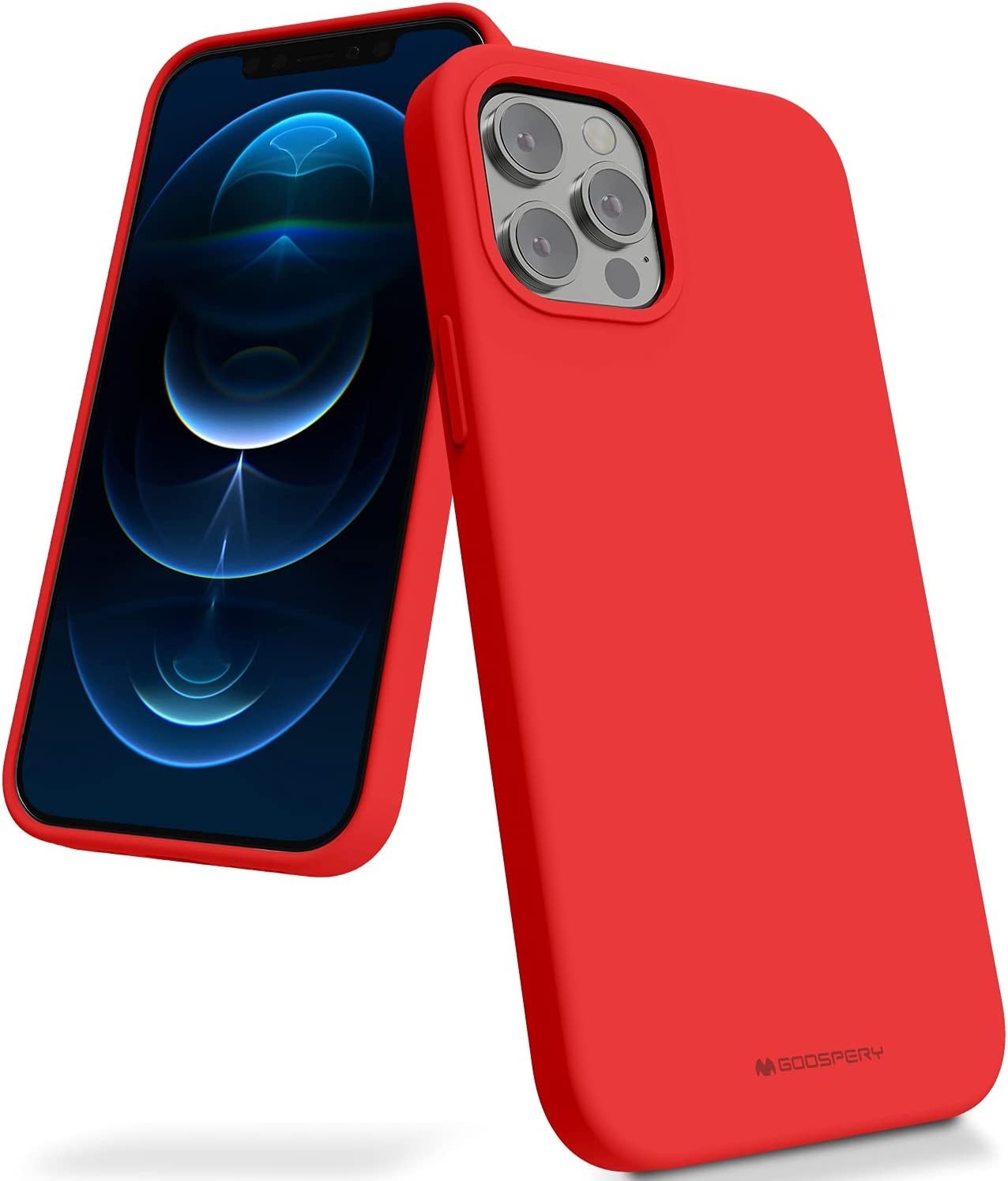 Dėklas Mercury Silicone Case Samsung S938 S25 Ultra raudonas