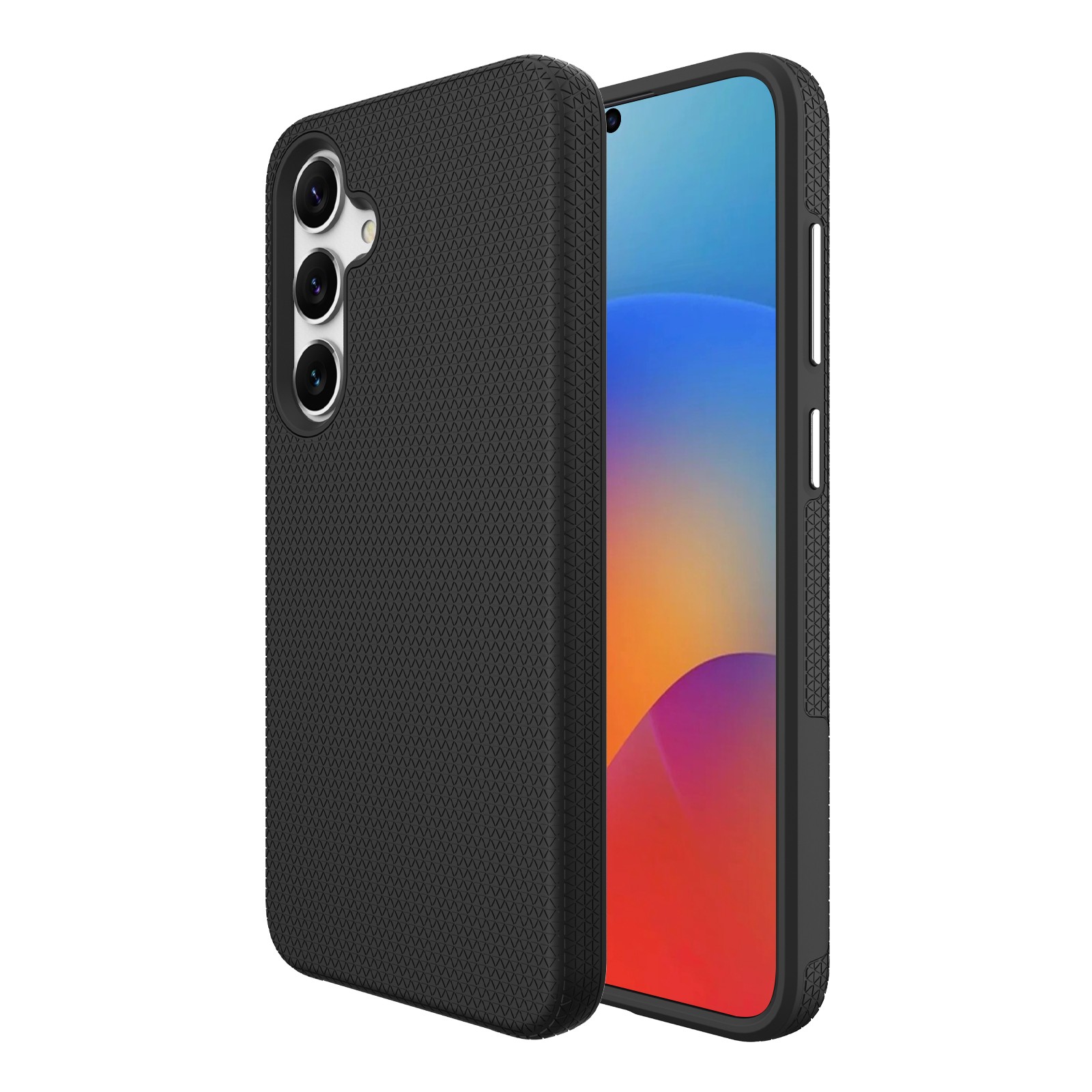Dėklas Perfectionists Triangle Case Samsung A165 A16 4G/A166 A16 5G juodas