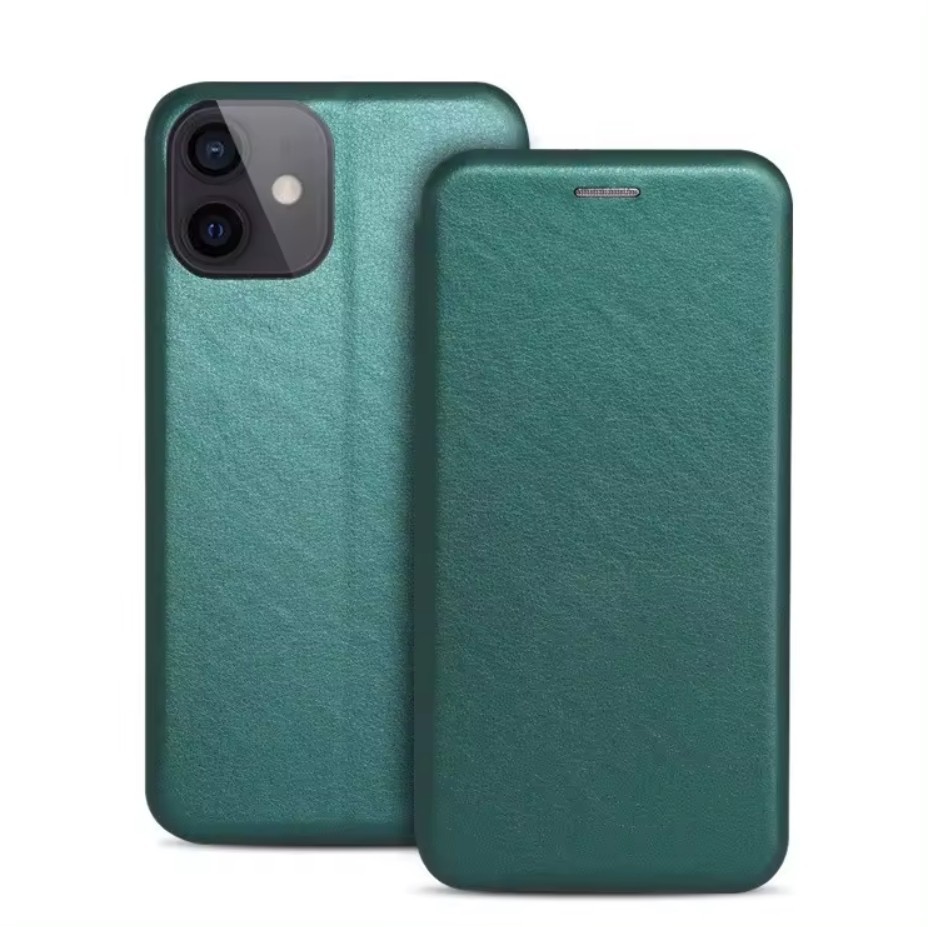 Dėklas Book Elegance Xiaomi Redmi Note 14 Pro Plus 5G tamsiai žalias
