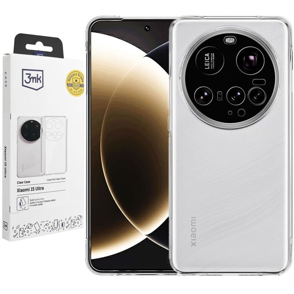Dėklas 3mk Clear Case 1,2mm Xiaomi 15 Ultra