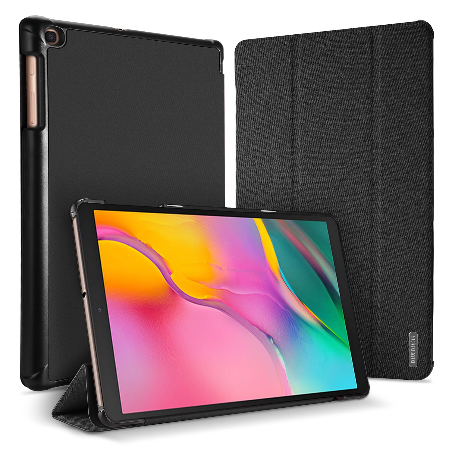 Dėklas Dux Ducis Domo Samsung X520/X526 Tab S10 FE/X510/X516 Tab S9 FE juodas