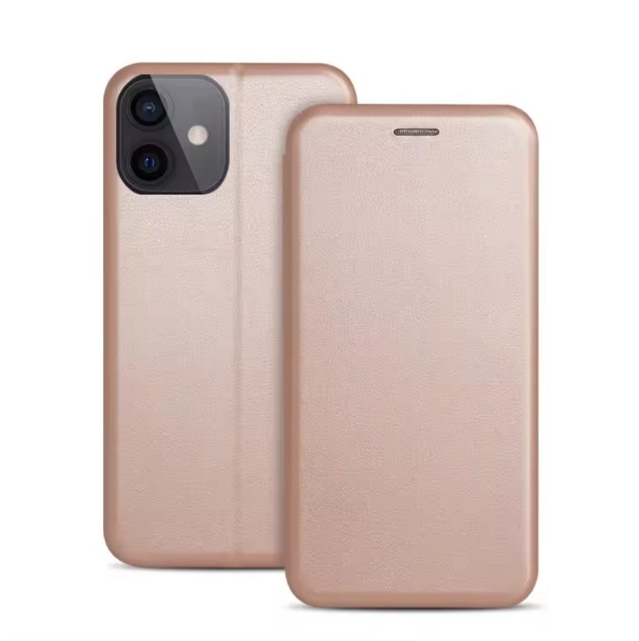 Dėklas Book Elegance Samsung G935 S7 Edge rožinis-auksinis