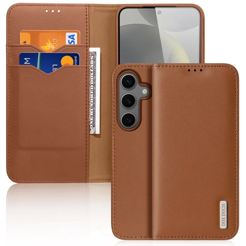 Dėklas Dux Ducis Hivo skirtas Samsung S936 S25 Plus rudas