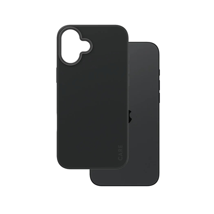 CARE by PanzerGlass | CARE Back cover for mobile phone | Apple iPhone 16 Plus | Recycled plastic | Black|1379